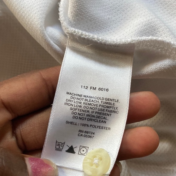 Columbia White Polo SIZE M - Picture 5 of 6
